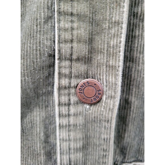 Jones Sport New York Signature Green Corduroy Jacket Size L - Picture 8 of 9